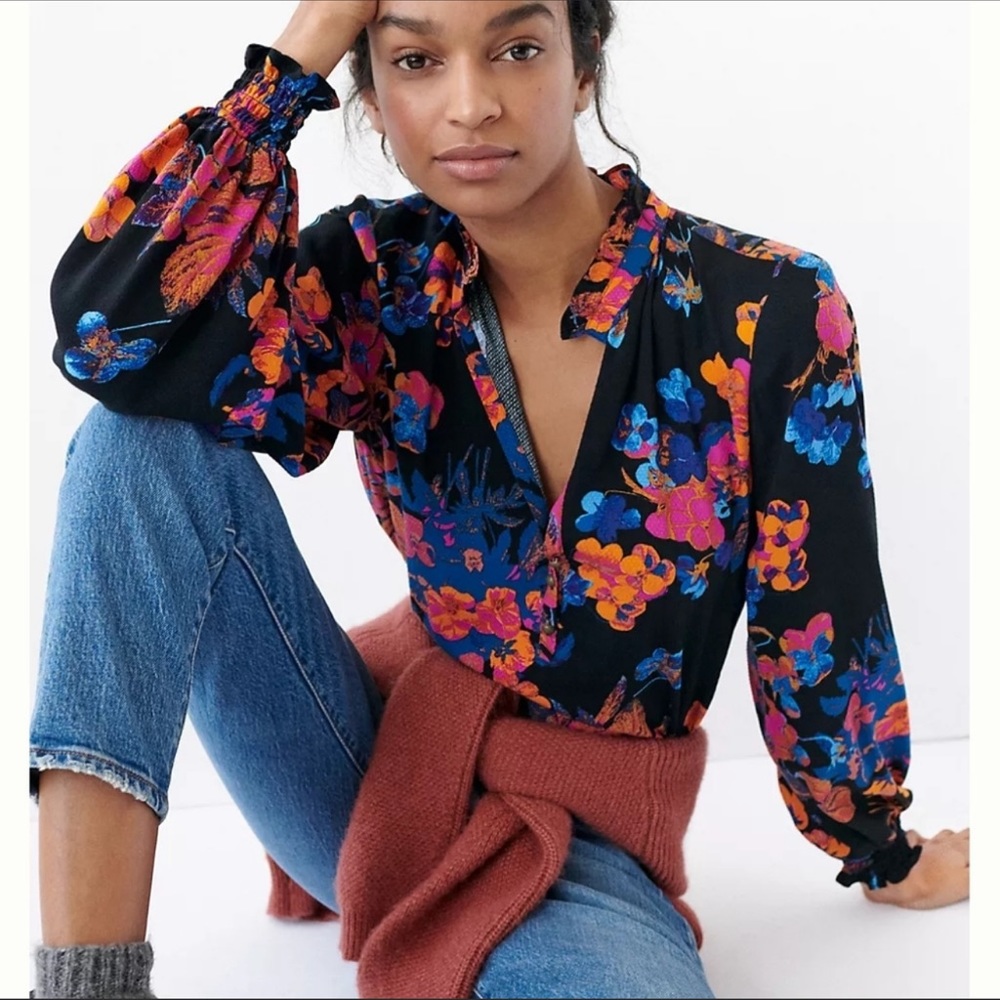 Anthropologie Maeve Colette Peasant Blouse